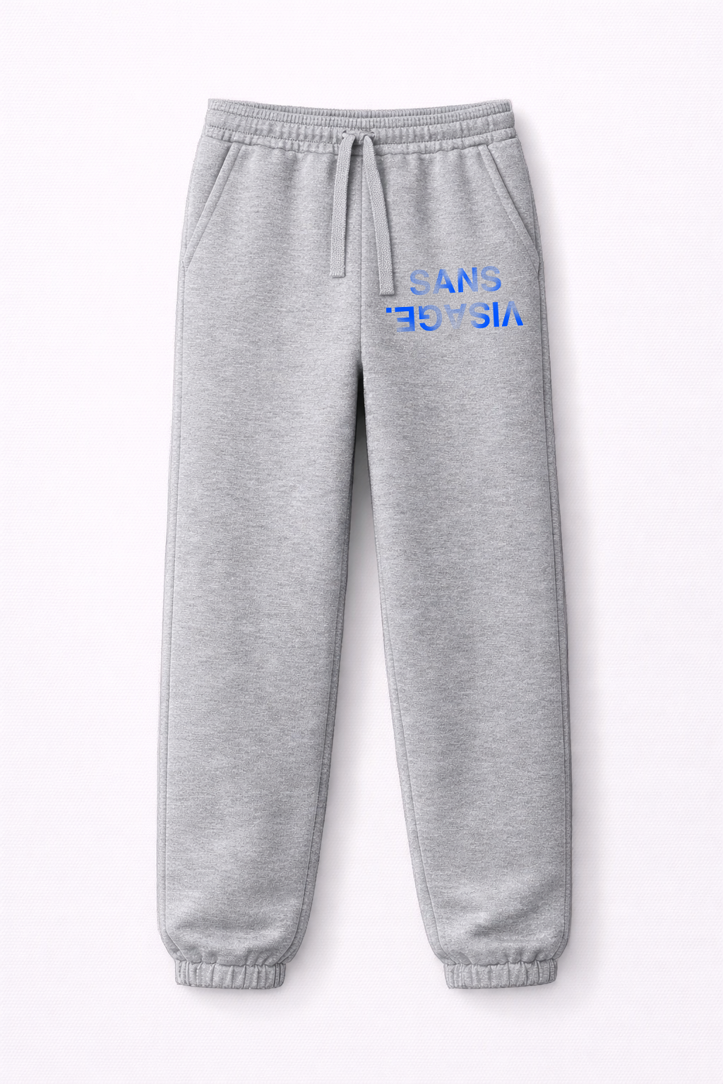 BLUE WASHED GREY SANS VISAGE. SWEATPANTS