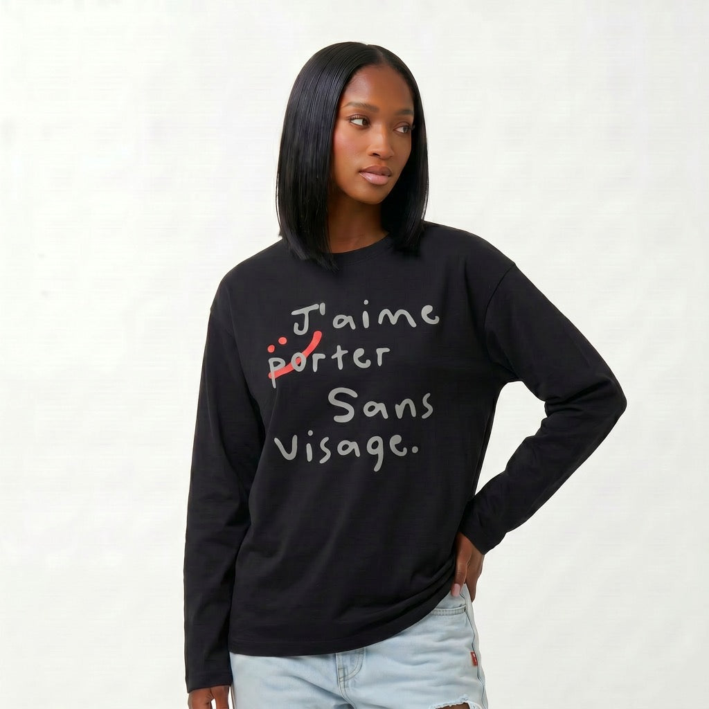 J'AIME PORTER SANS VISAGE LONGSLEEVE
