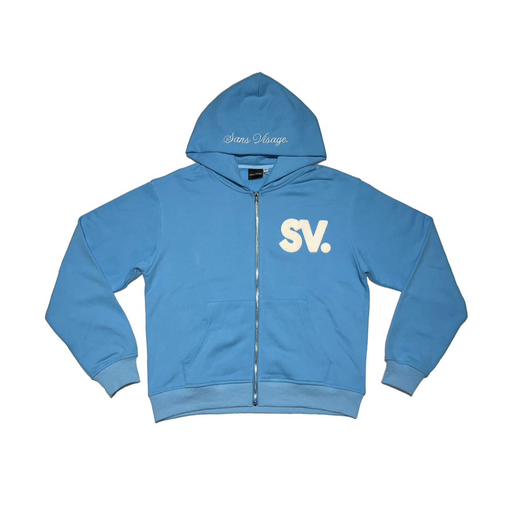 SV BLUE ZIP HOODIE