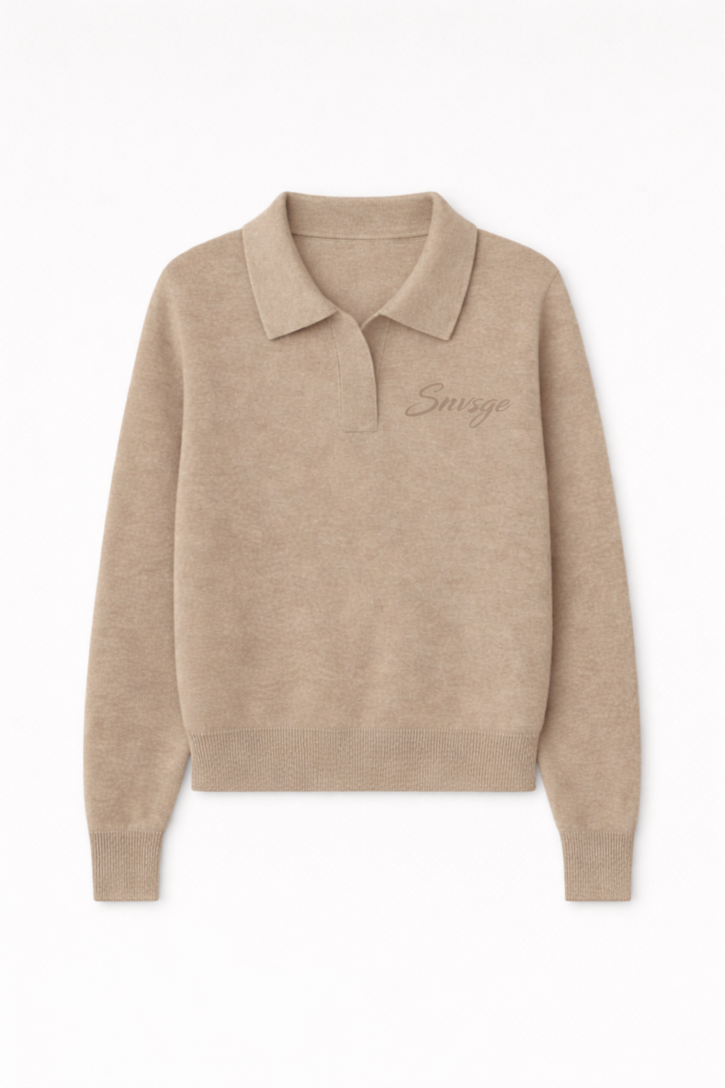 SNVSGE KNIT POLO SWEATER