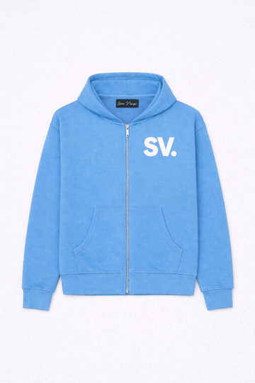 SV BLUE ZIP HOODIE