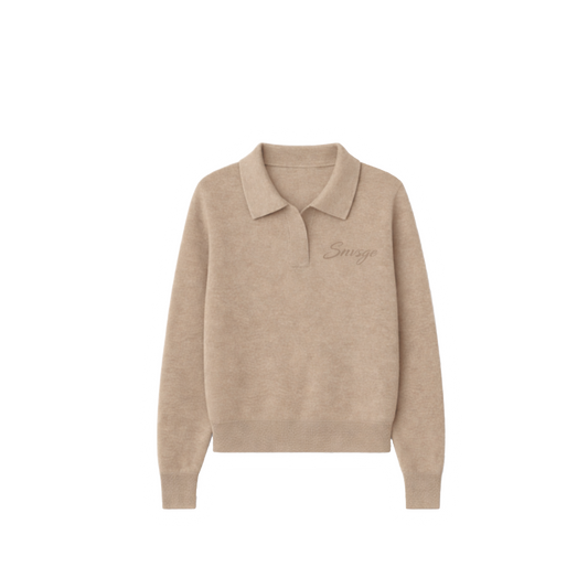 SNVSGE KNIT POLO SWEATER